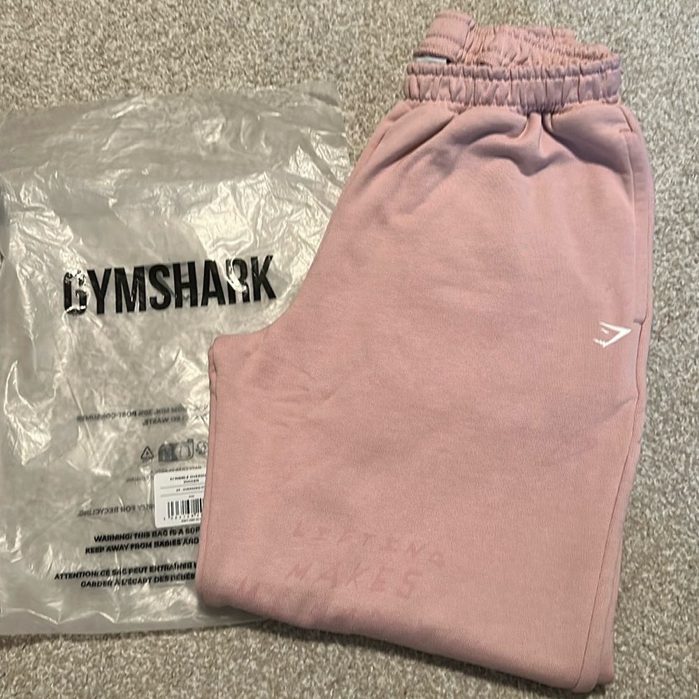New Gymshark Scribble oversized sweatpants